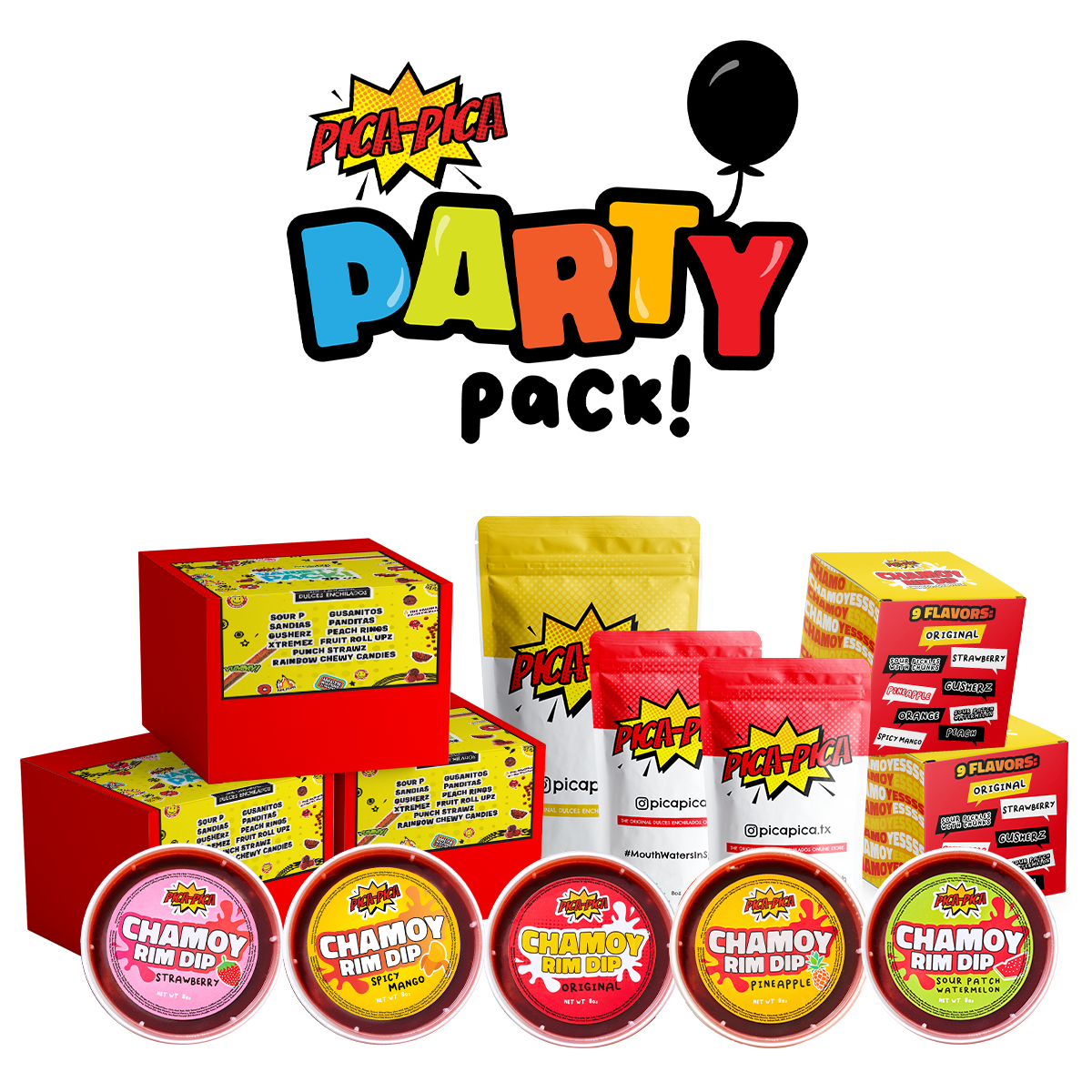 20 Oz Variety Pack (One Time Purchase) - PICA-PICA TX INC