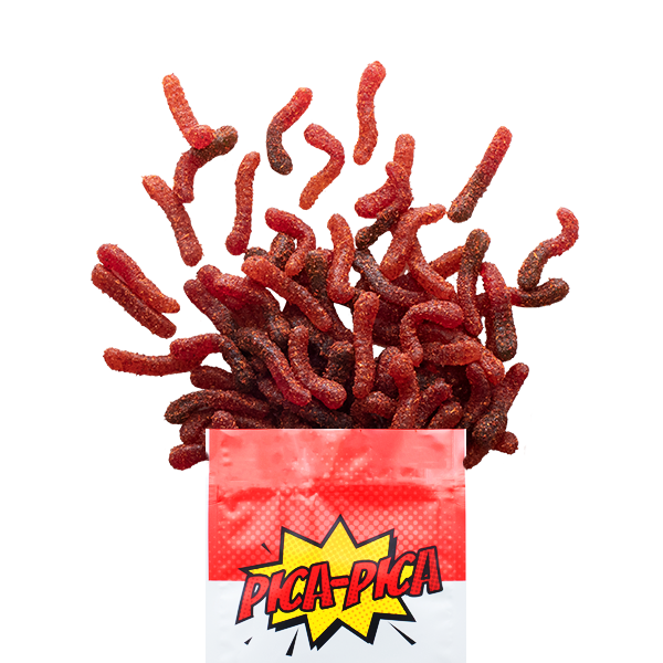 Gusanitos Enchilados (Gummy Worms) - PICA-PICA TX INC